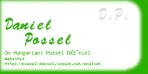 daniel possel business card